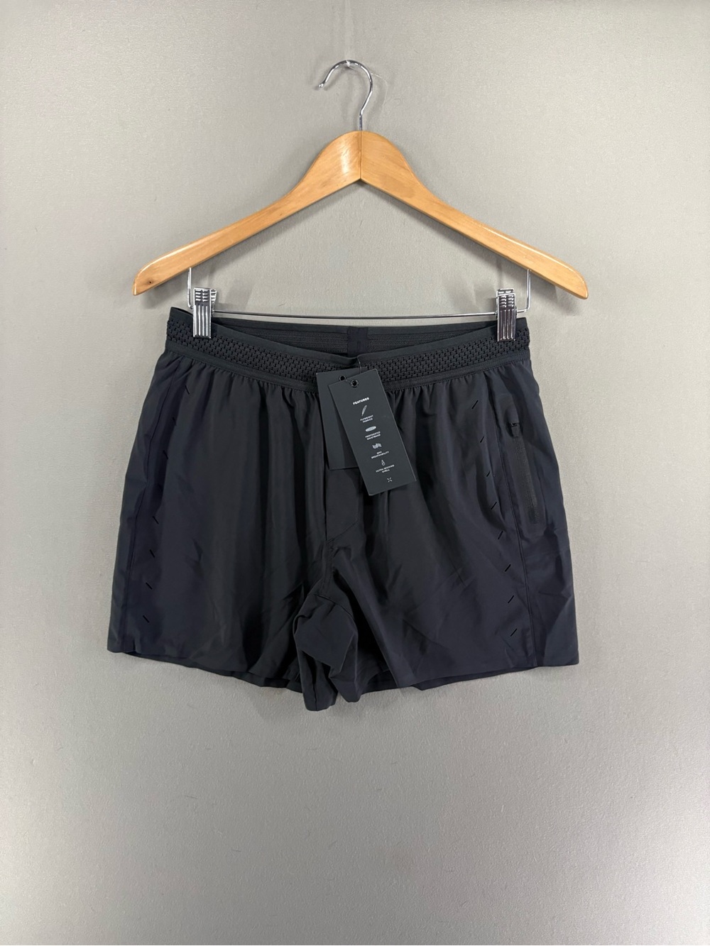 Ten Thousands Shorts Session No Liner Small 5In Black Gym Running Training